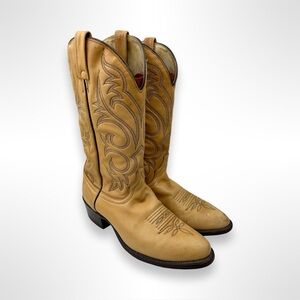 J CHISHOLM deerskin western boots